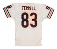 A David Terrell Rookie Season Game Used Chicago Bears Football Jersey (MEARS A10)