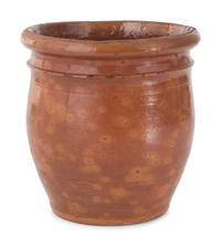 Four Galena Glaze Redware Vessels