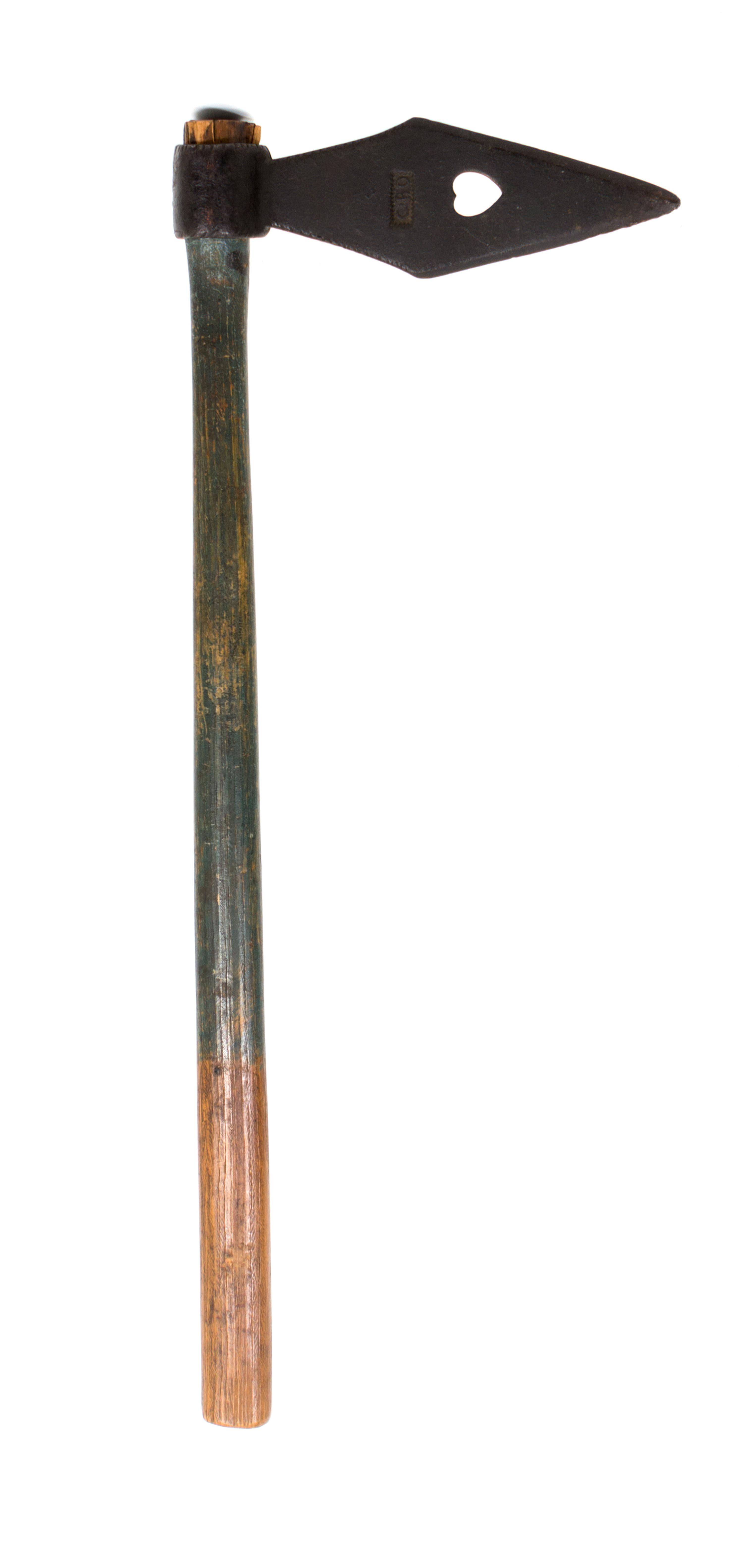 A Trade Tomahawk Length 19 1/4 x width 7 inches.