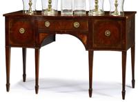 Regency inlaid mahogany sideboard early 19th century