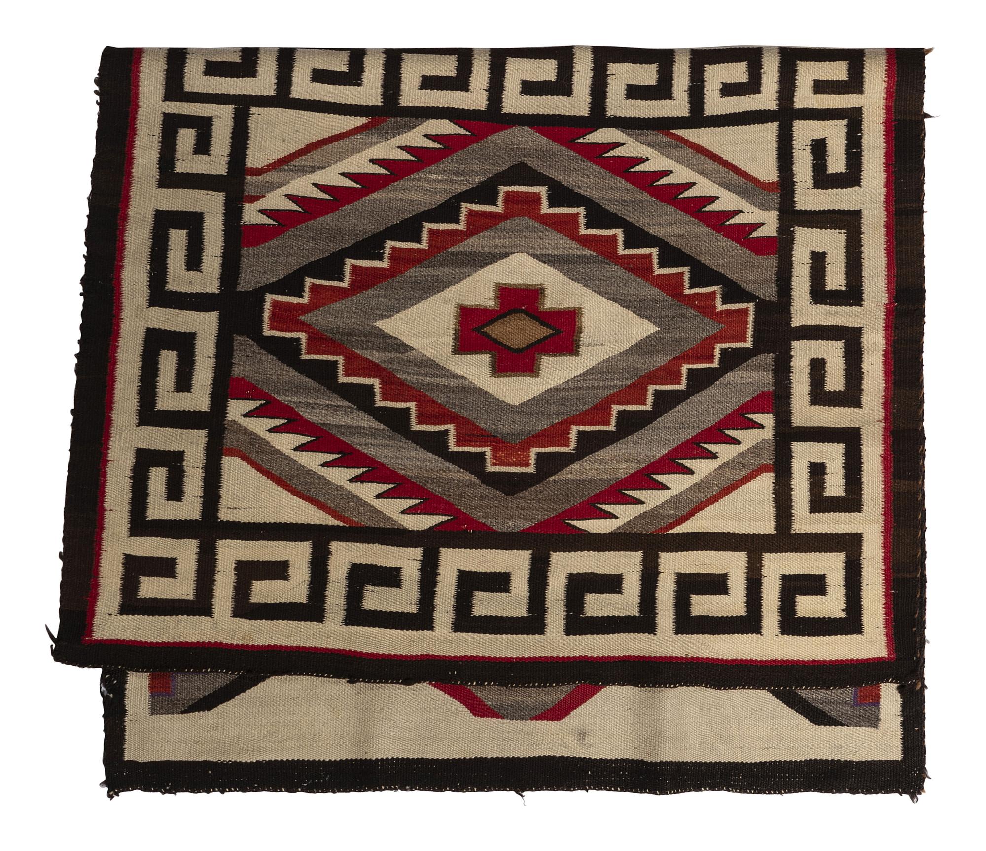 Navajo Double Saddle Blanket / Rug