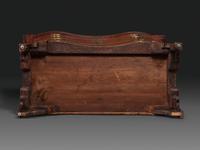 A Chippendale Carved Cherrywood Reverse-Serpentine Chest of Drawers