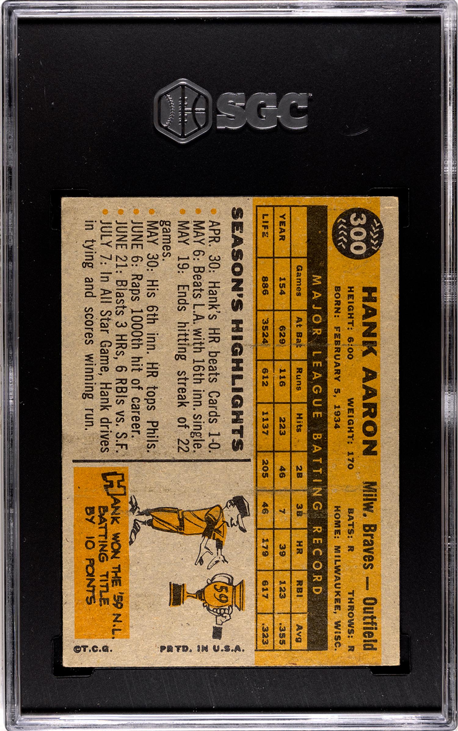 A Complete Set of 1960 Topps Baseball Cards Including SGC Graded Key Cards (572/572),