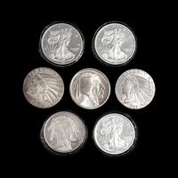 [PRIVATE ISSUE] Seven 5 Troy Oz. Silver Rounds