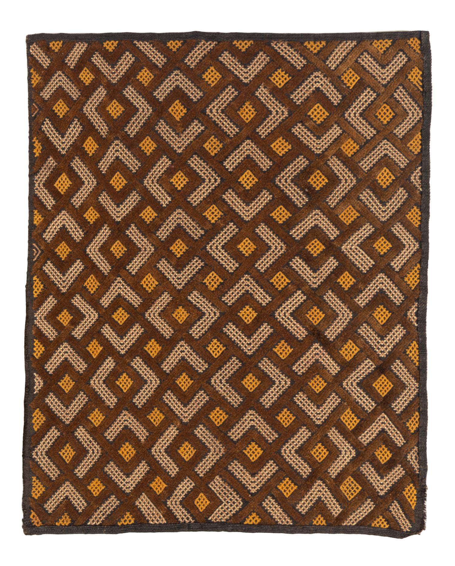 Three Raffia Kuba Cloths