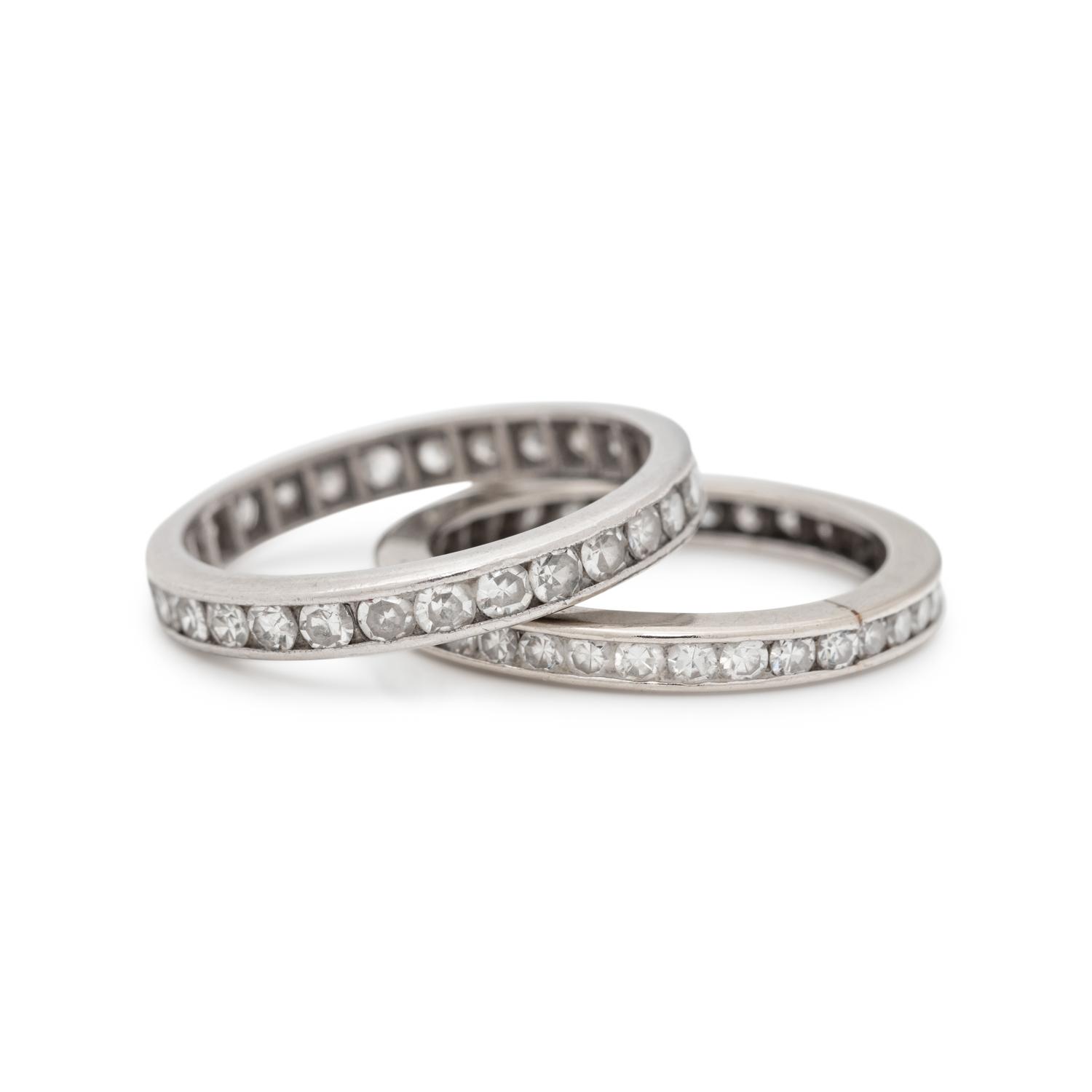COLLECTION OF DIAMOND ETERNITY BANDS