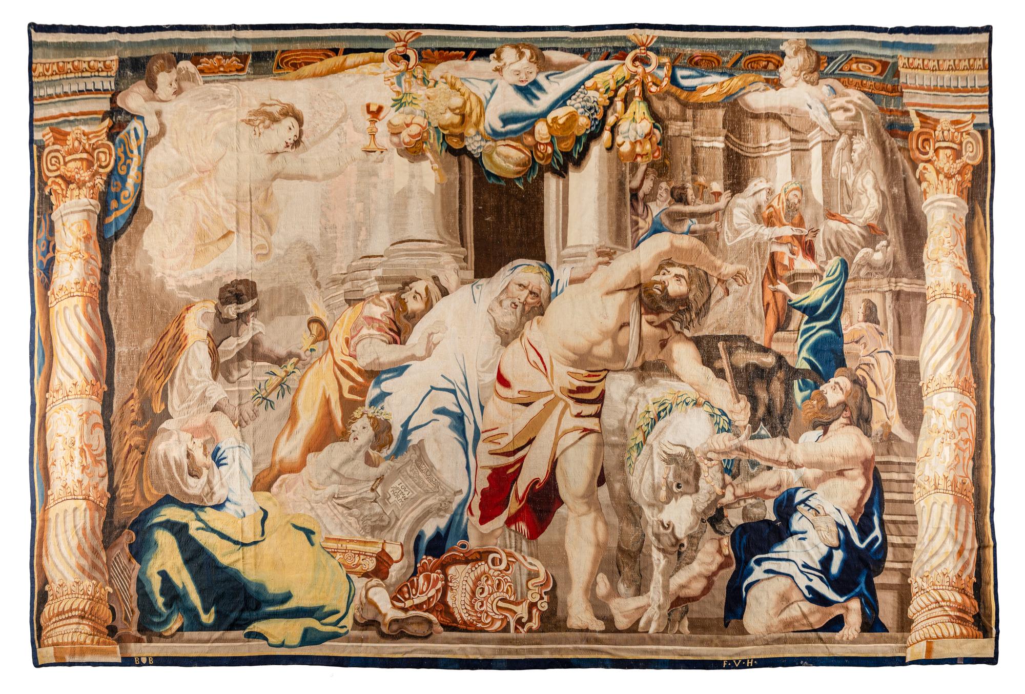 A Brussels Biblical Tapestry from The Triumph of the Eucharist Series
