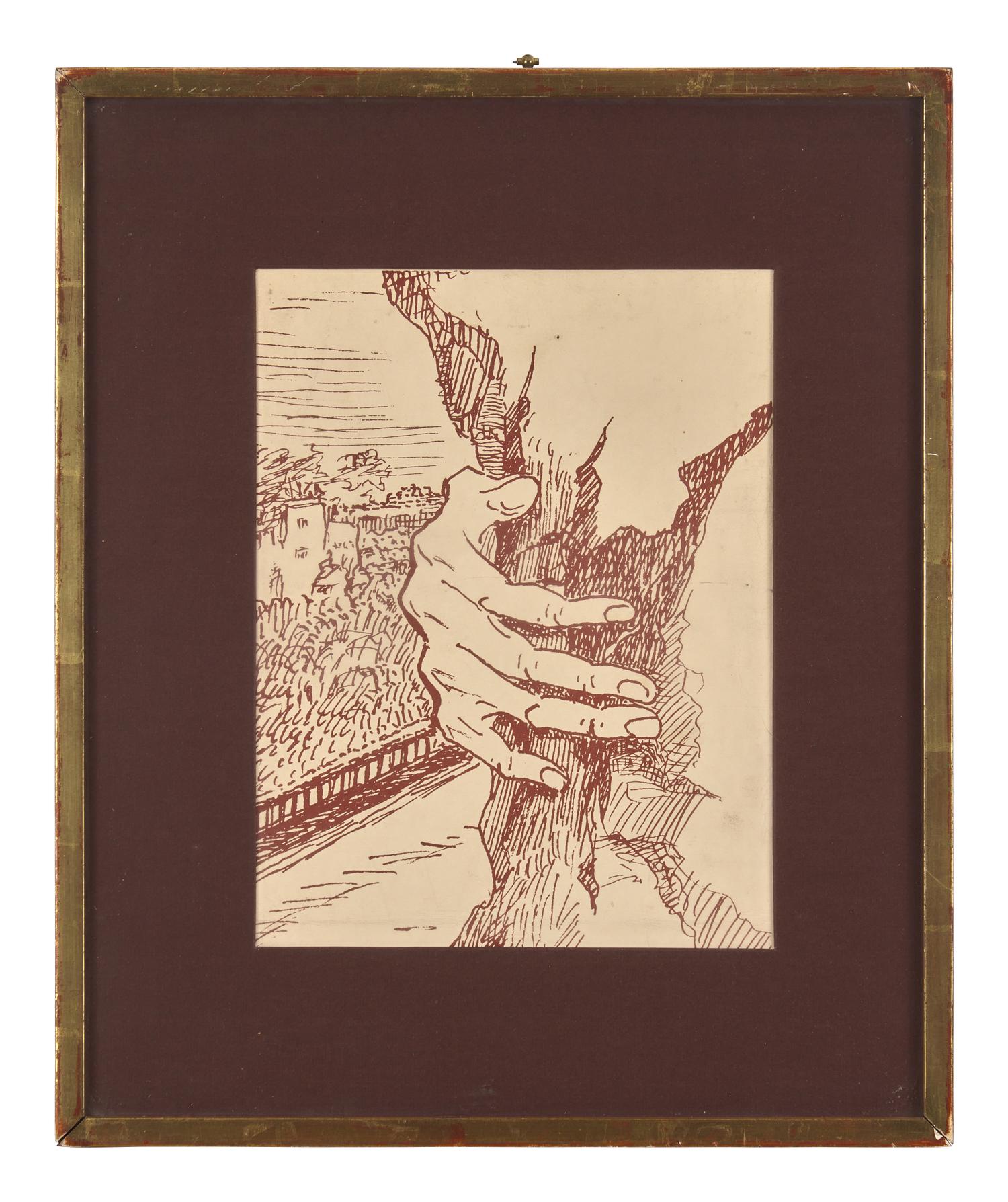 Le Tournant (back cover from Les Mains Libres book), 1936