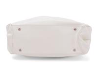 Salvatore Ferragamo White Leather Bag, 2000s
