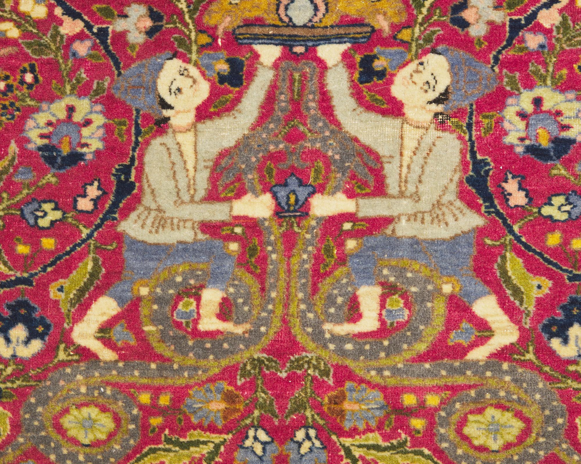 A pair of Tabriz rugs, 20th century