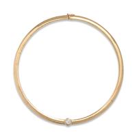 YELLOW GOLD AND DIAMOND COLLAR NECKLACE