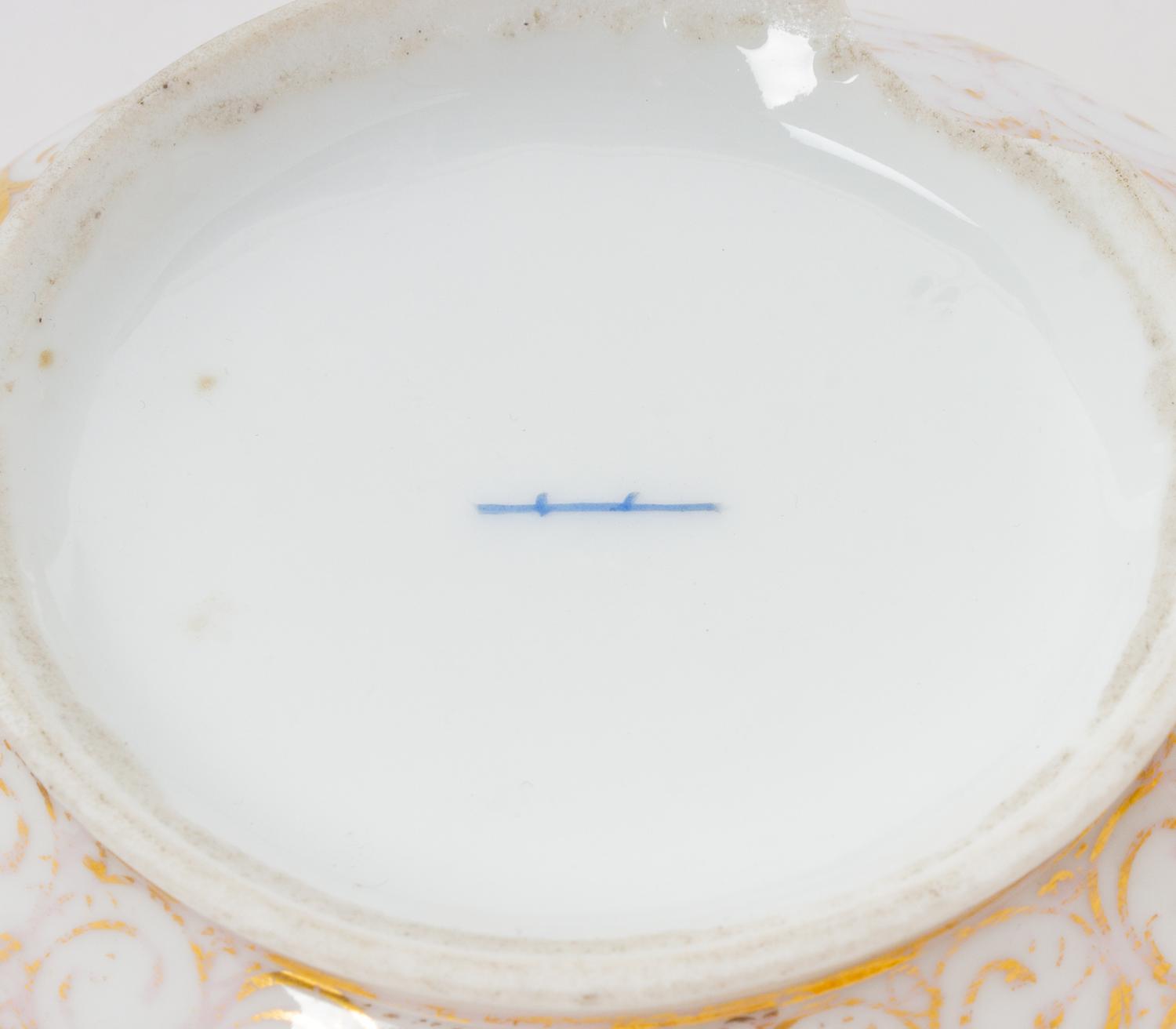A German Porcelain Partial Dessert Service