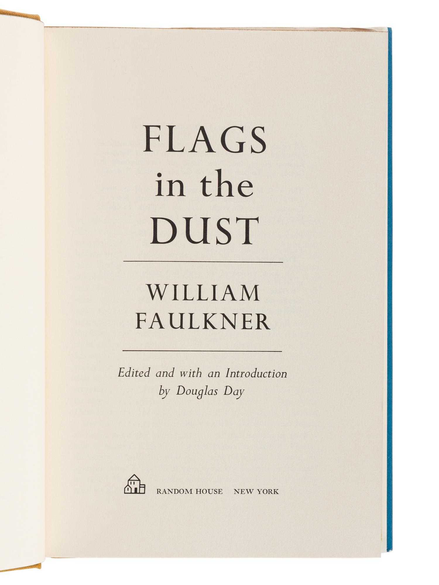FAULKNER, William (1897-1962). A group of 6 FIRST EDITIONS, comprising:
