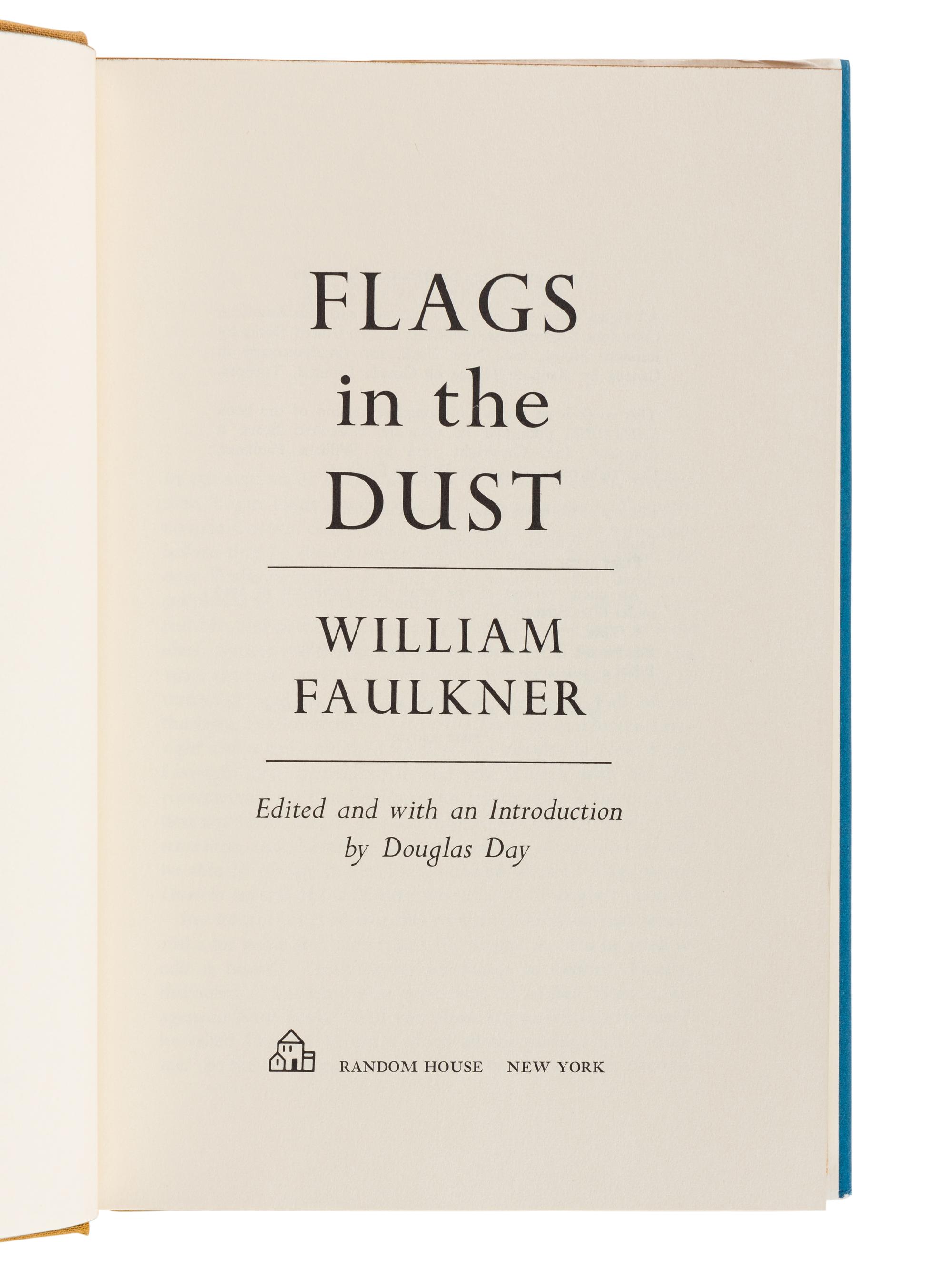 FAULKNER, William (1897-1962). A group of 6 FIRST EDITIONS, comprising: