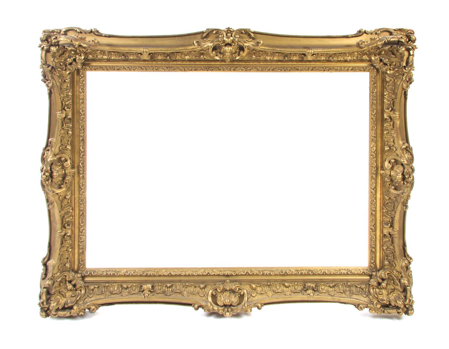 A Giltwood Frame, Height 39 x width 30 1/2 inches.
