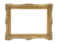A Giltwood Frame, Height 39 x width 30 1/2 inches.