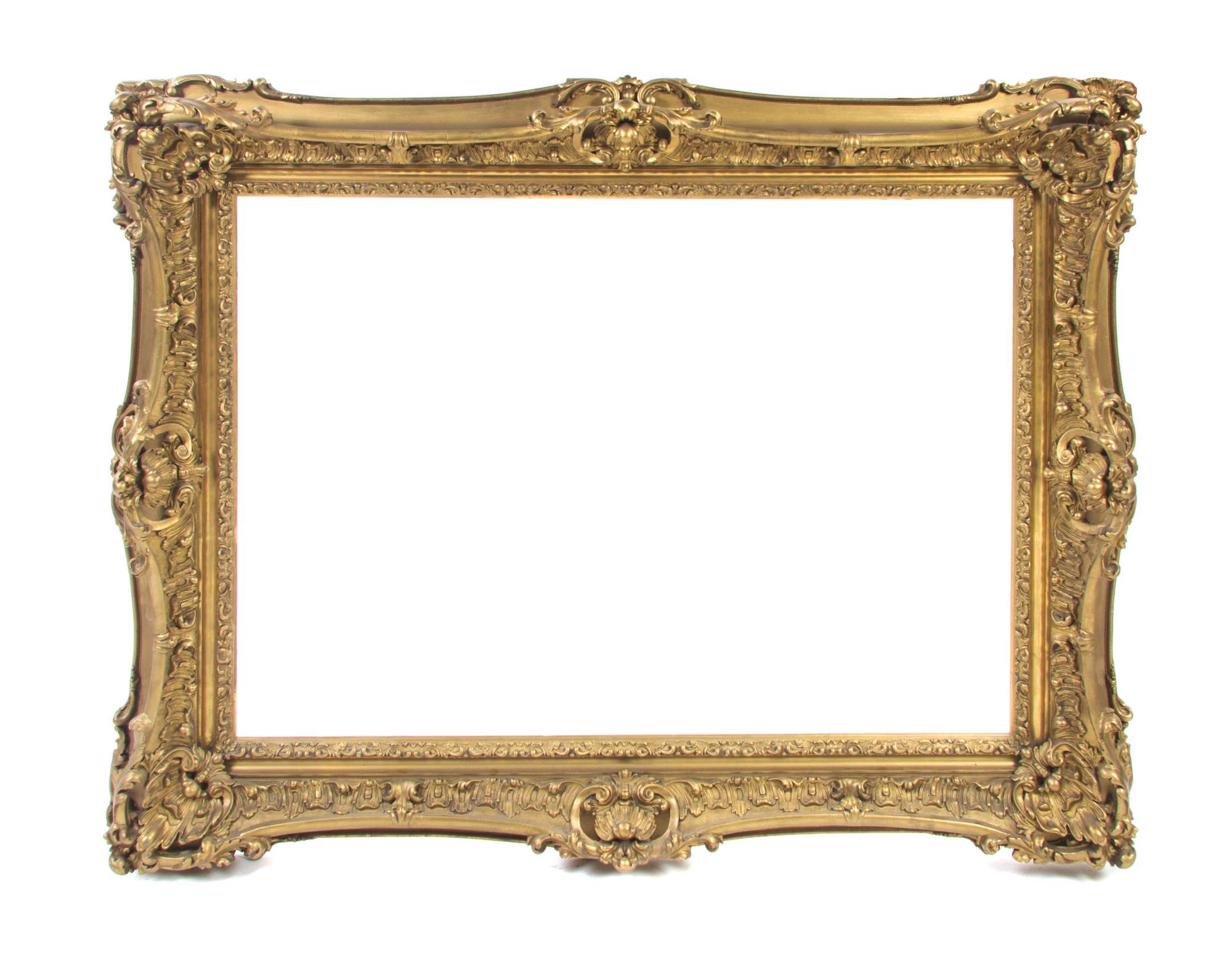 A Giltwood Frame, Height 39 x width 30 1/2 inches.
