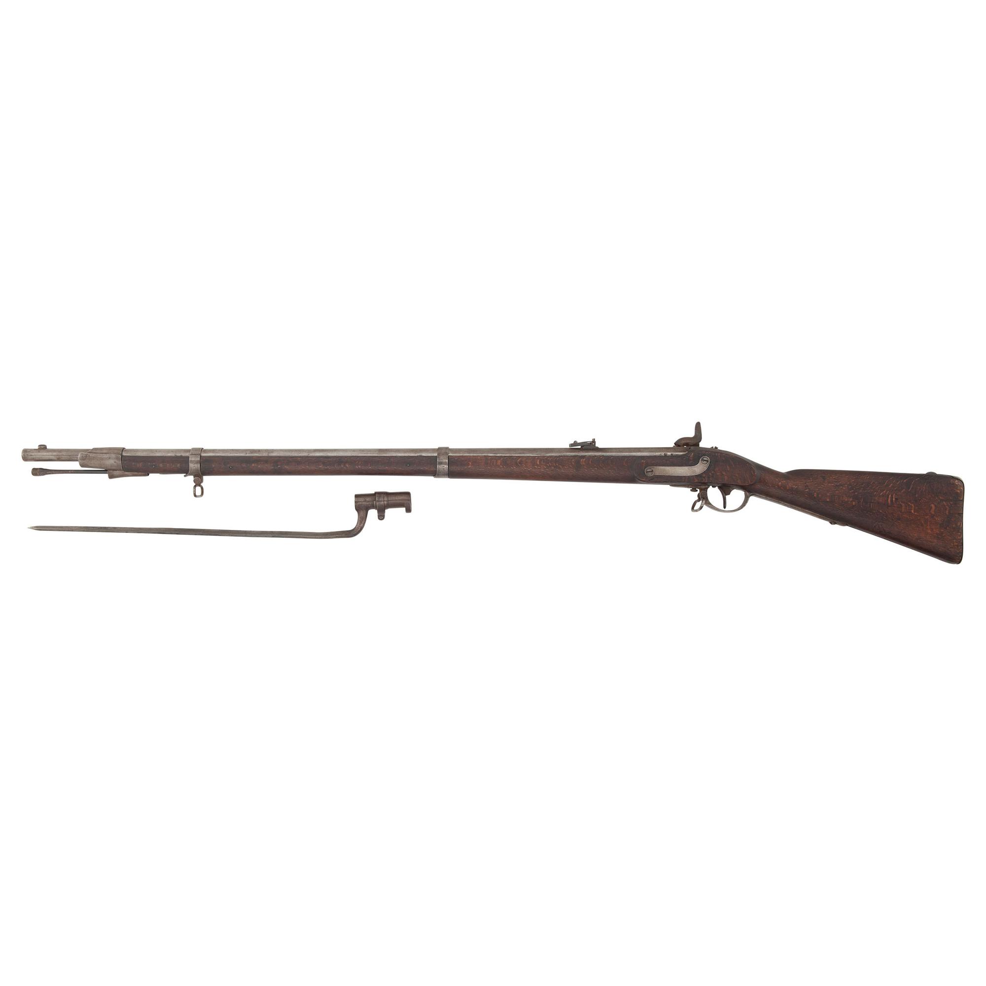 Austrian Model 1854 Lorenz Rifle Musket Type II with Bayonet
