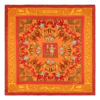 Hermès, Three Printed Silk Scarves