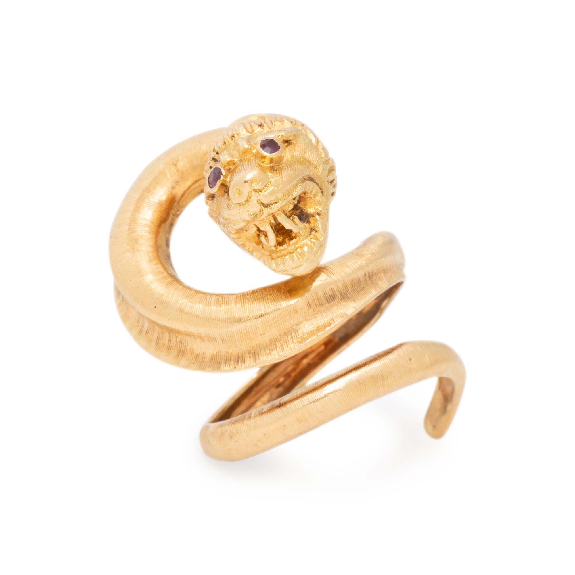 LALAOUNIS, YELLOW GOLD CHIMERA RING