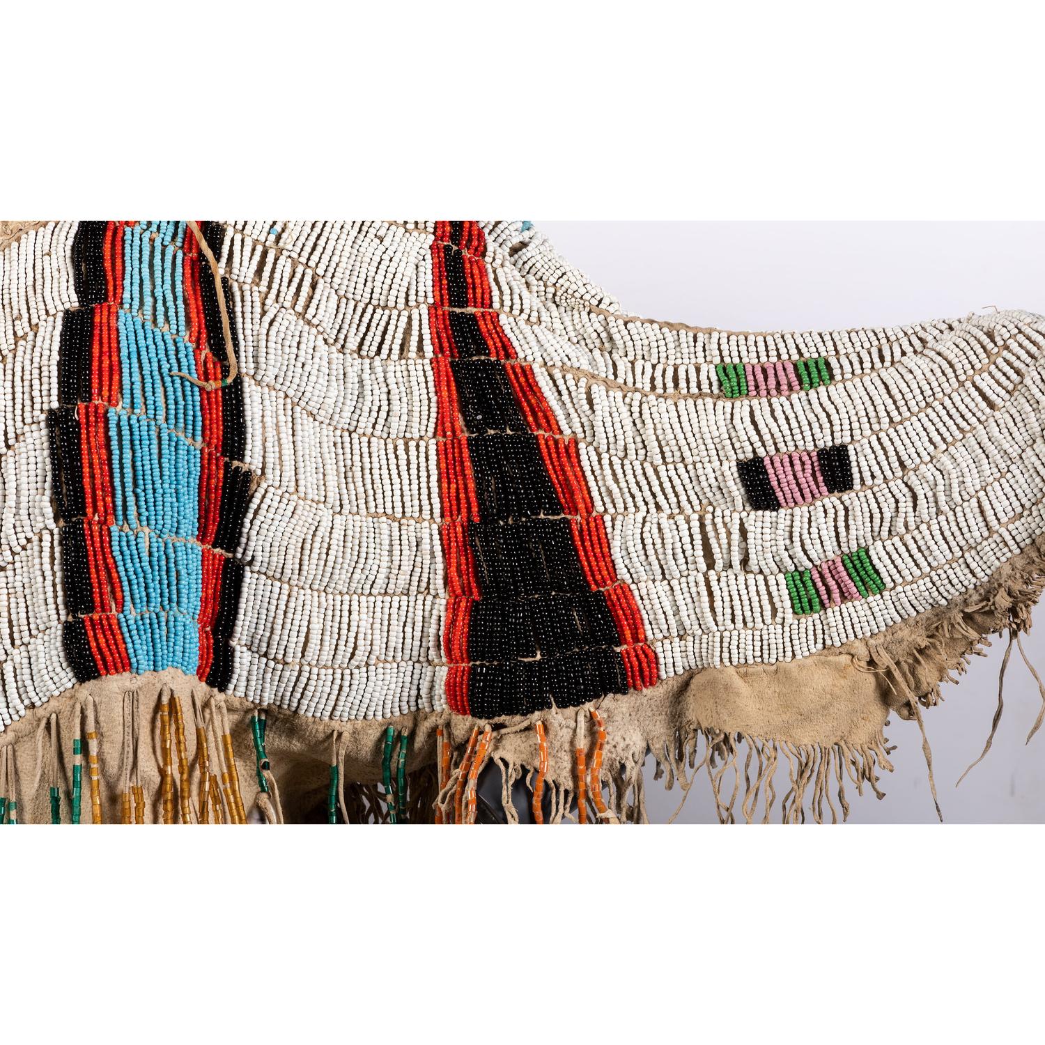 Nez Perce Pony Beaded Hide Dress