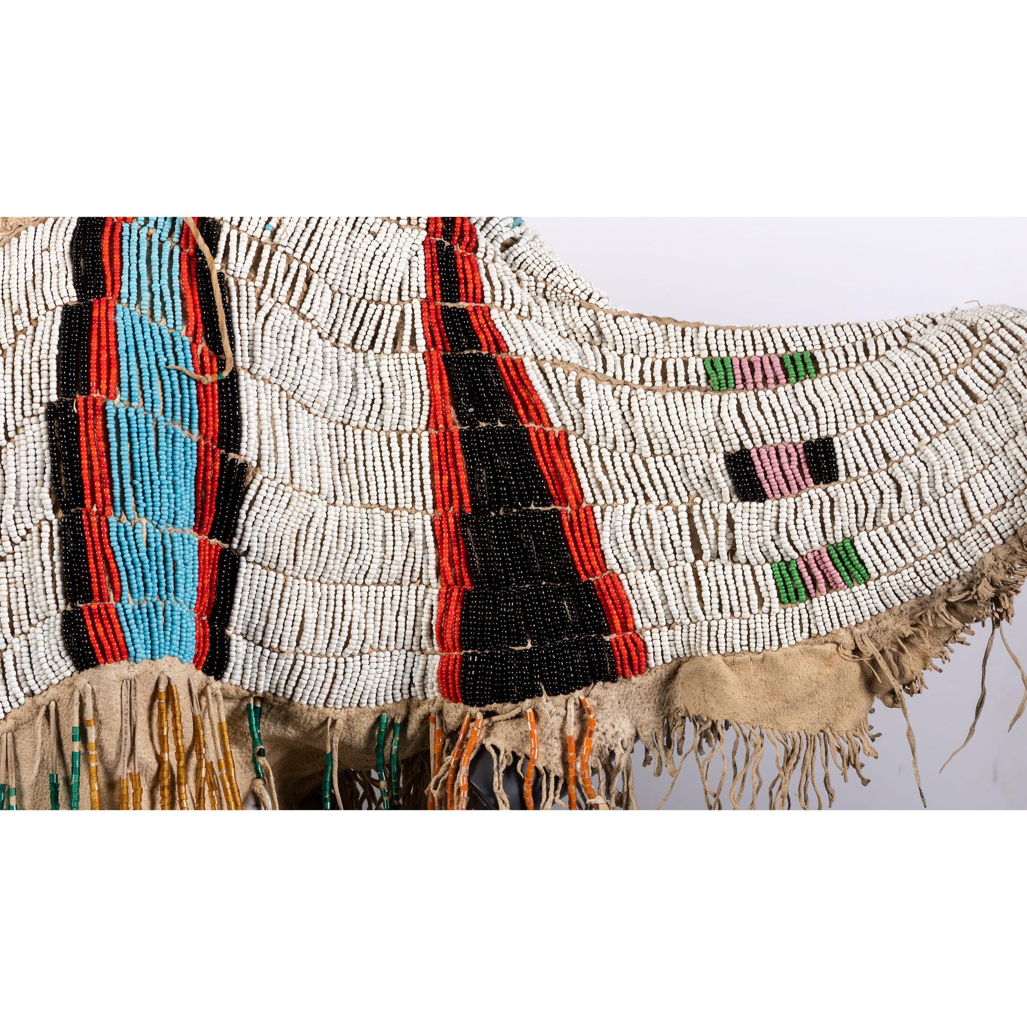 Nez Perce Pony Beaded Hide Dress