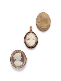 ANTIQUE, COLLECTION OF CAMEOS