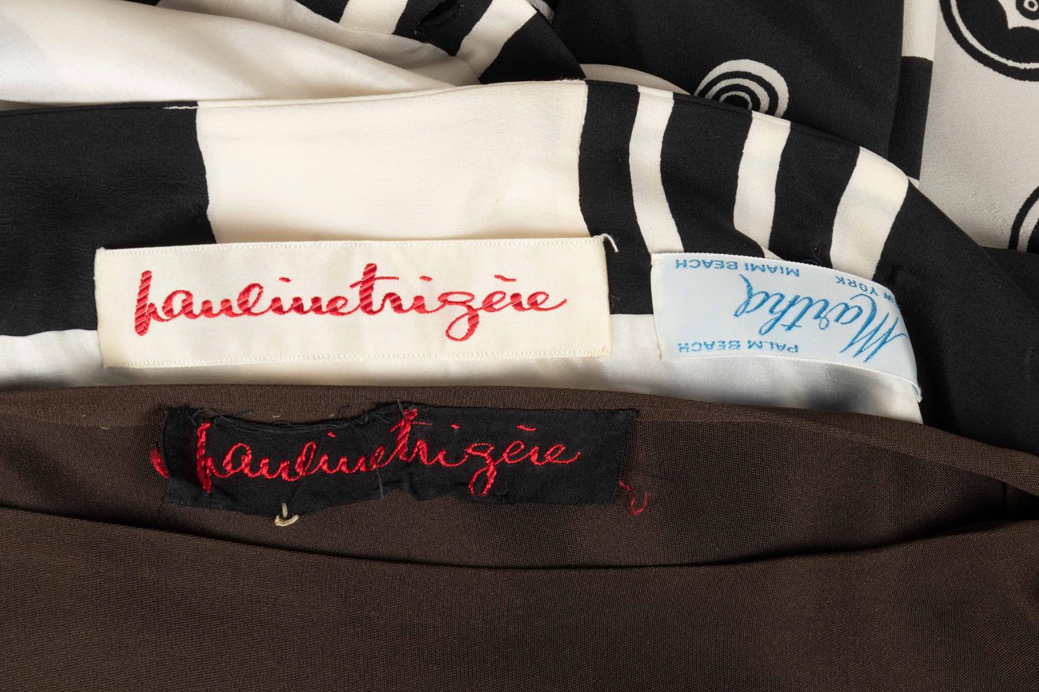 Two Pauline Trigère Dresses, 1960-70s