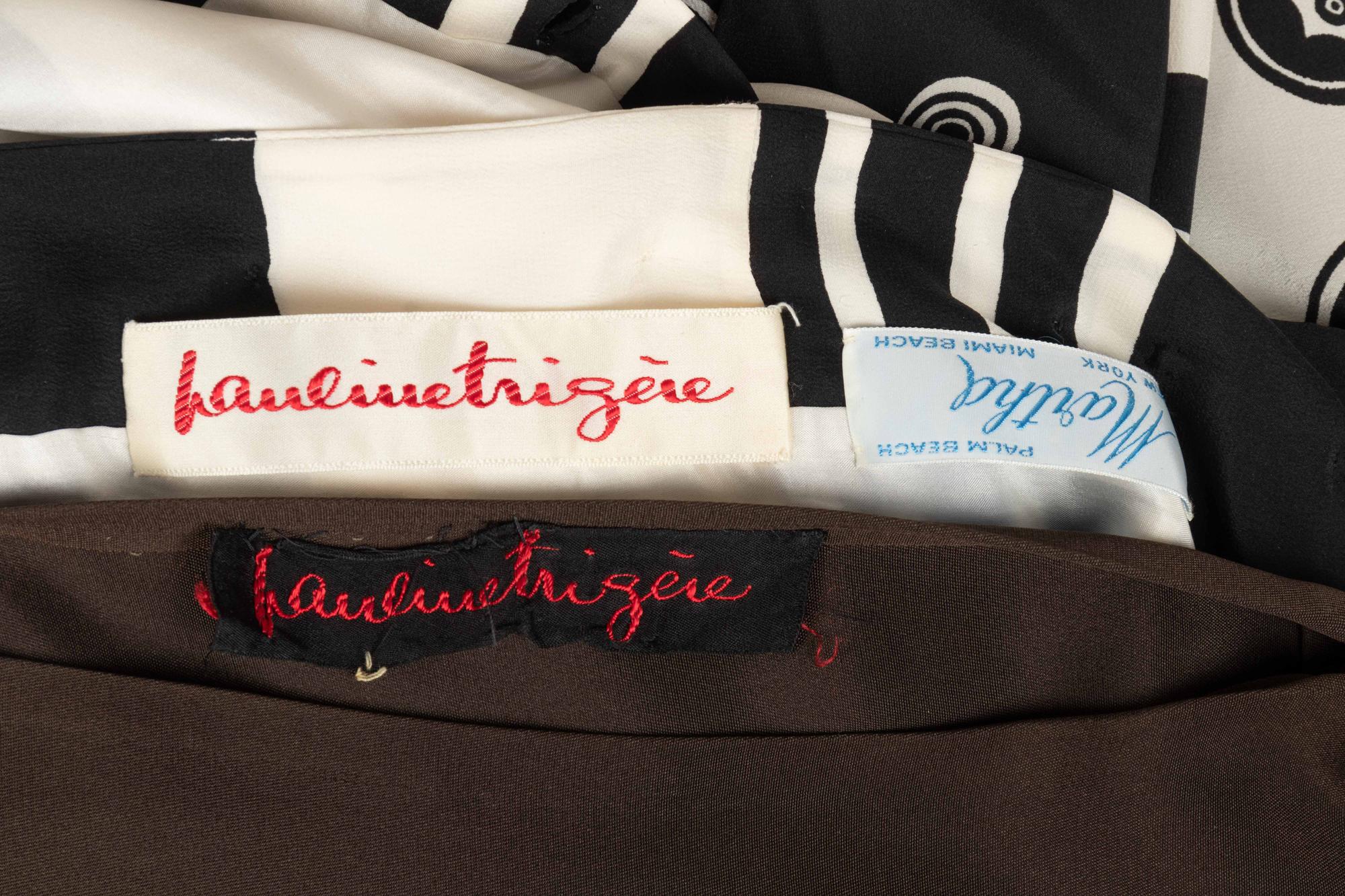 Two Pauline Trigère Dresses, 1960-70s