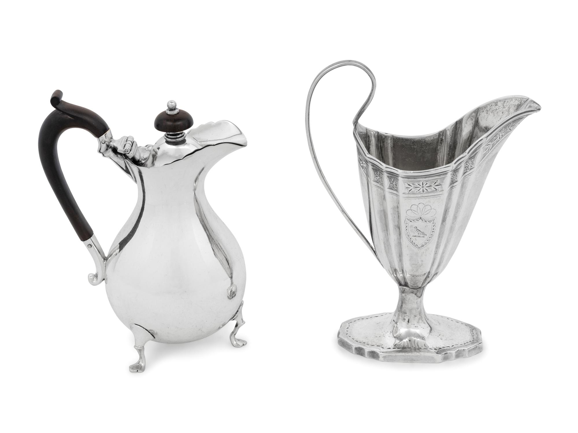 A Two Scottish Silver Creamers
