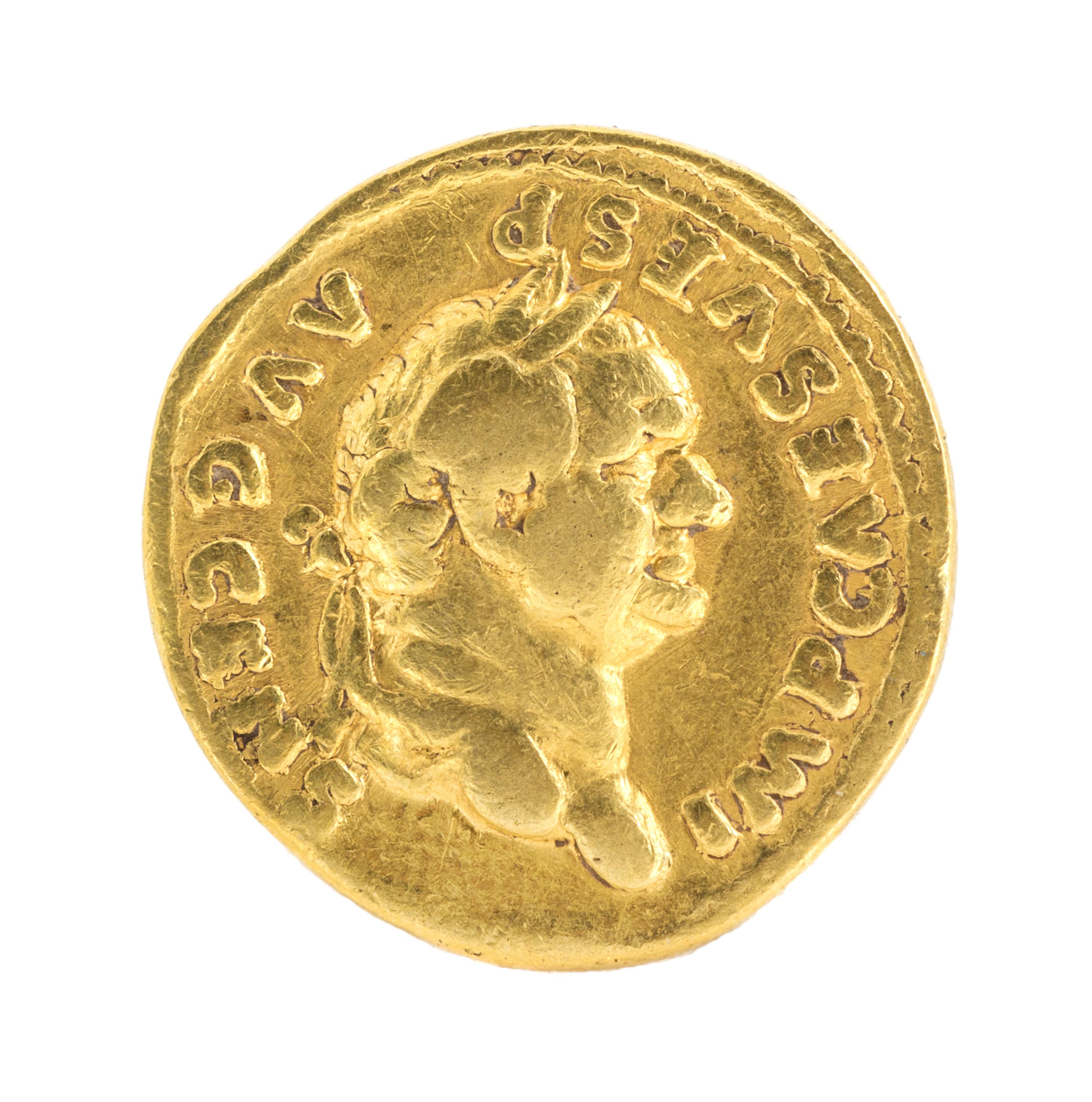 Roman Empire (circa 70 CE), Gold Aureus — Gold Aureus