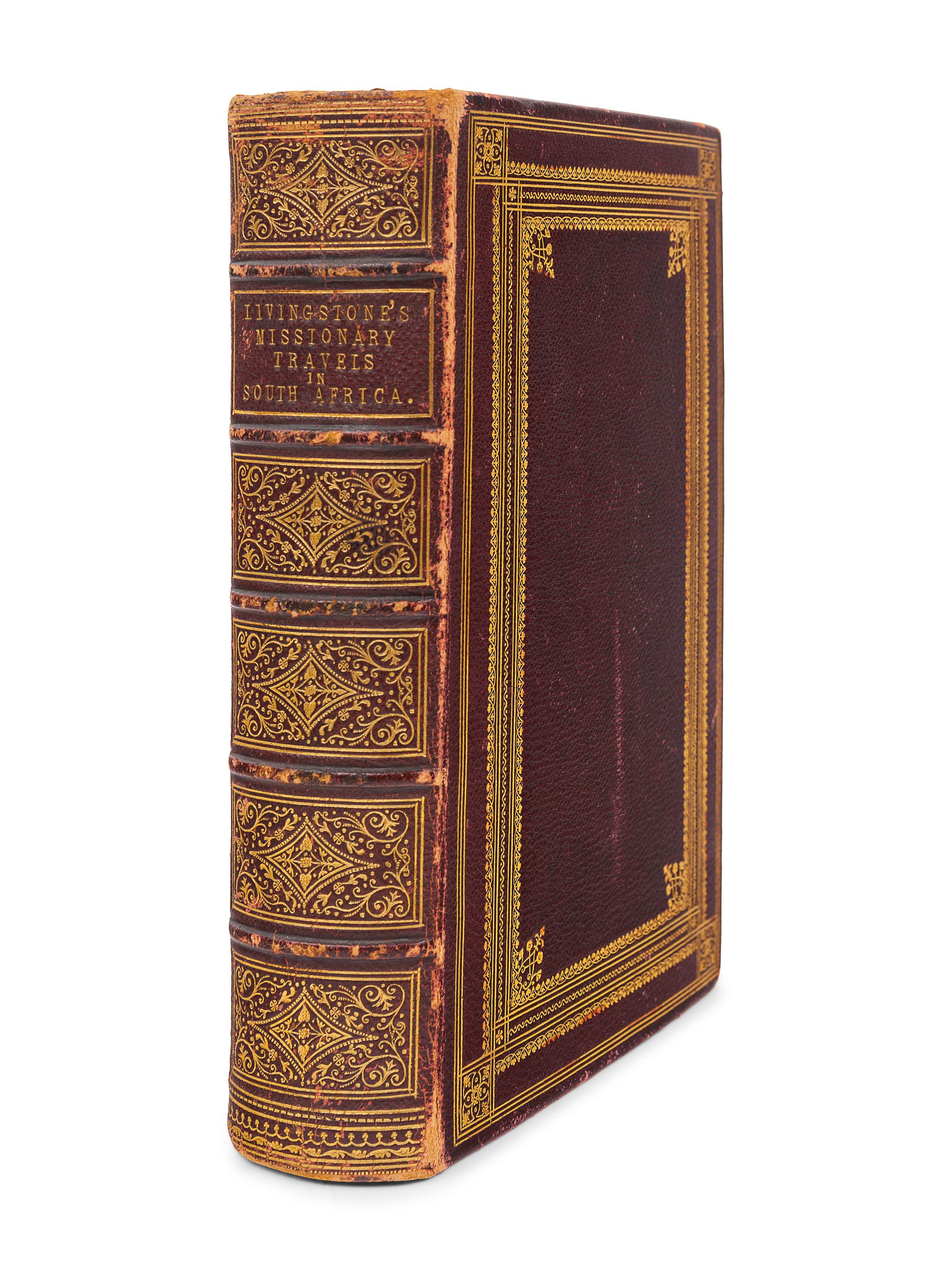 LIVINGSTONE, David (1813-1873). Missionary Travels and Researches in South Africa . London: John Murray, 1857.