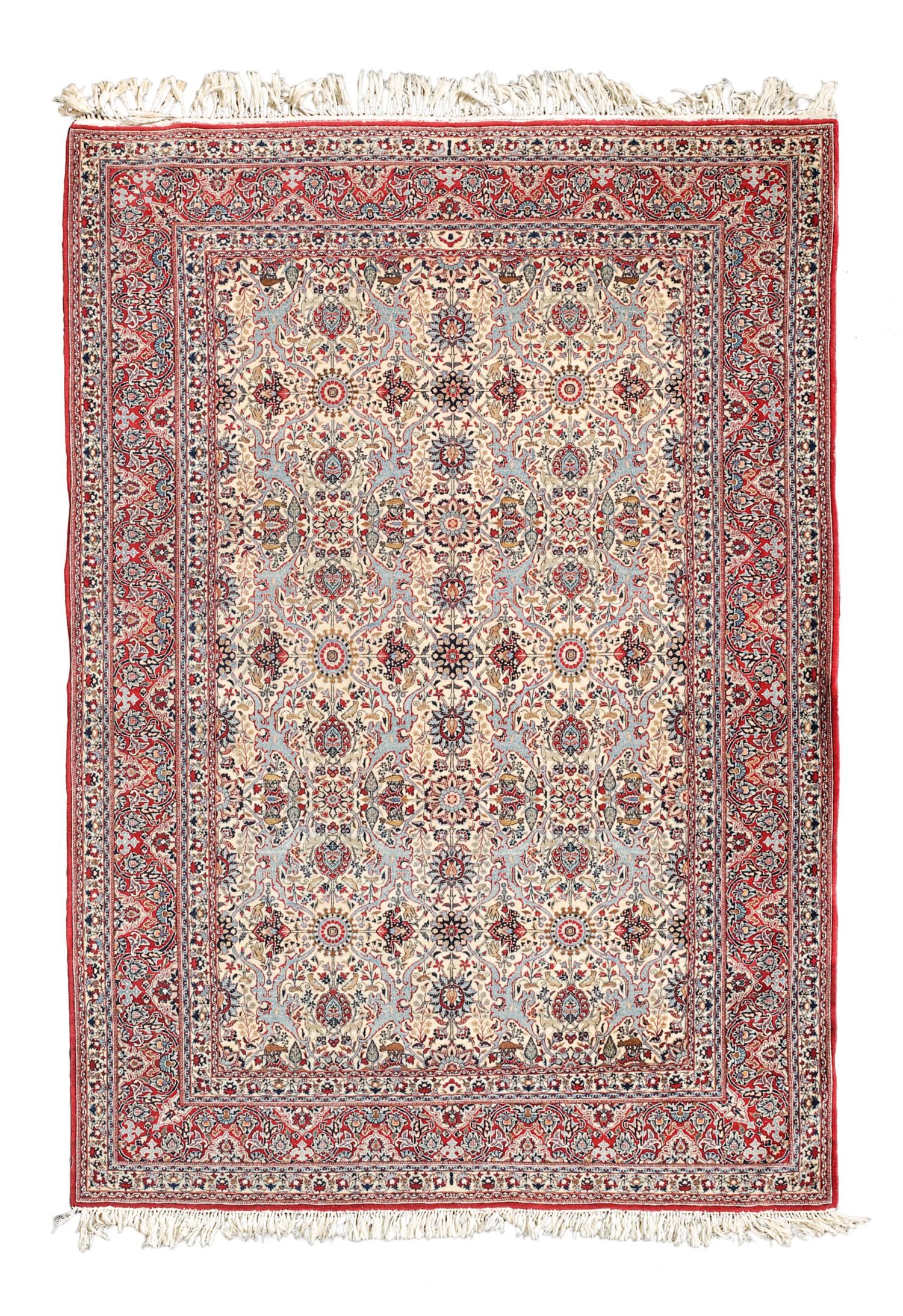 A Nain Wool Rug