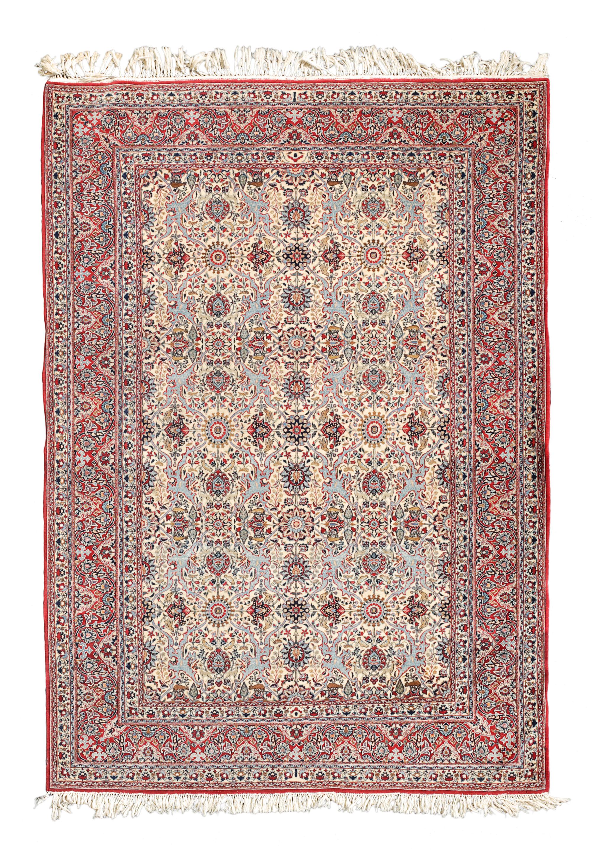 A Nain Wool Rug