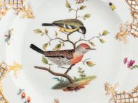 A Group of Three Berlin [K.P.M.] Porcelain Dishes