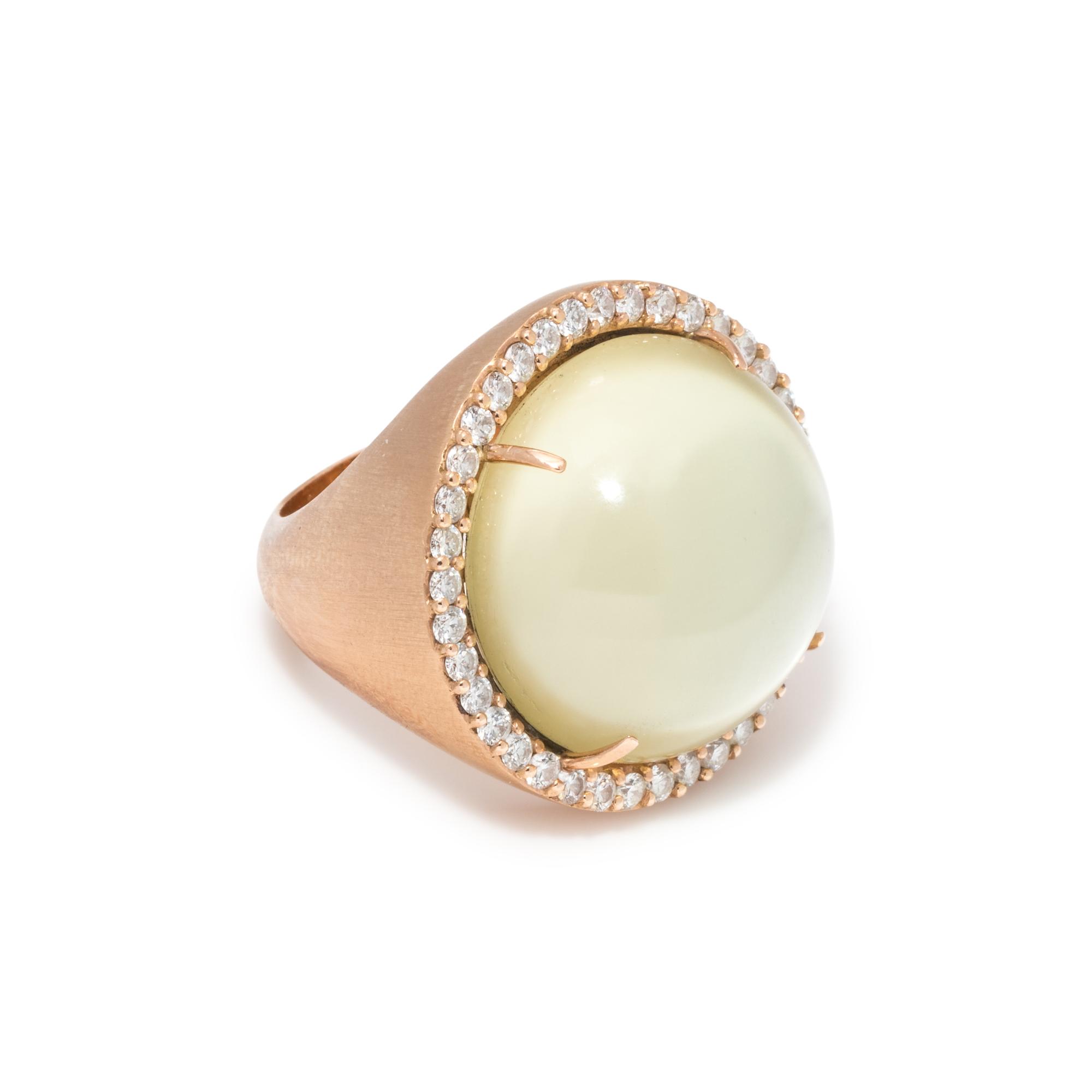 ROBERTO COIN, GEMSTONE DOUBLET AND DIAMOND RING