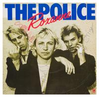 A The Police: Roxanne Autographed Album Cover 7 1/4 x 7 1/4 inches.
