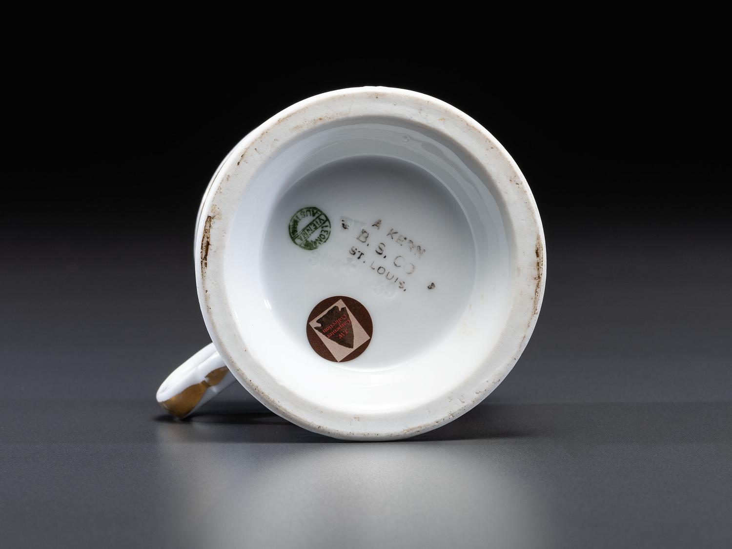 A Porcelain Occupational Shaving Mug