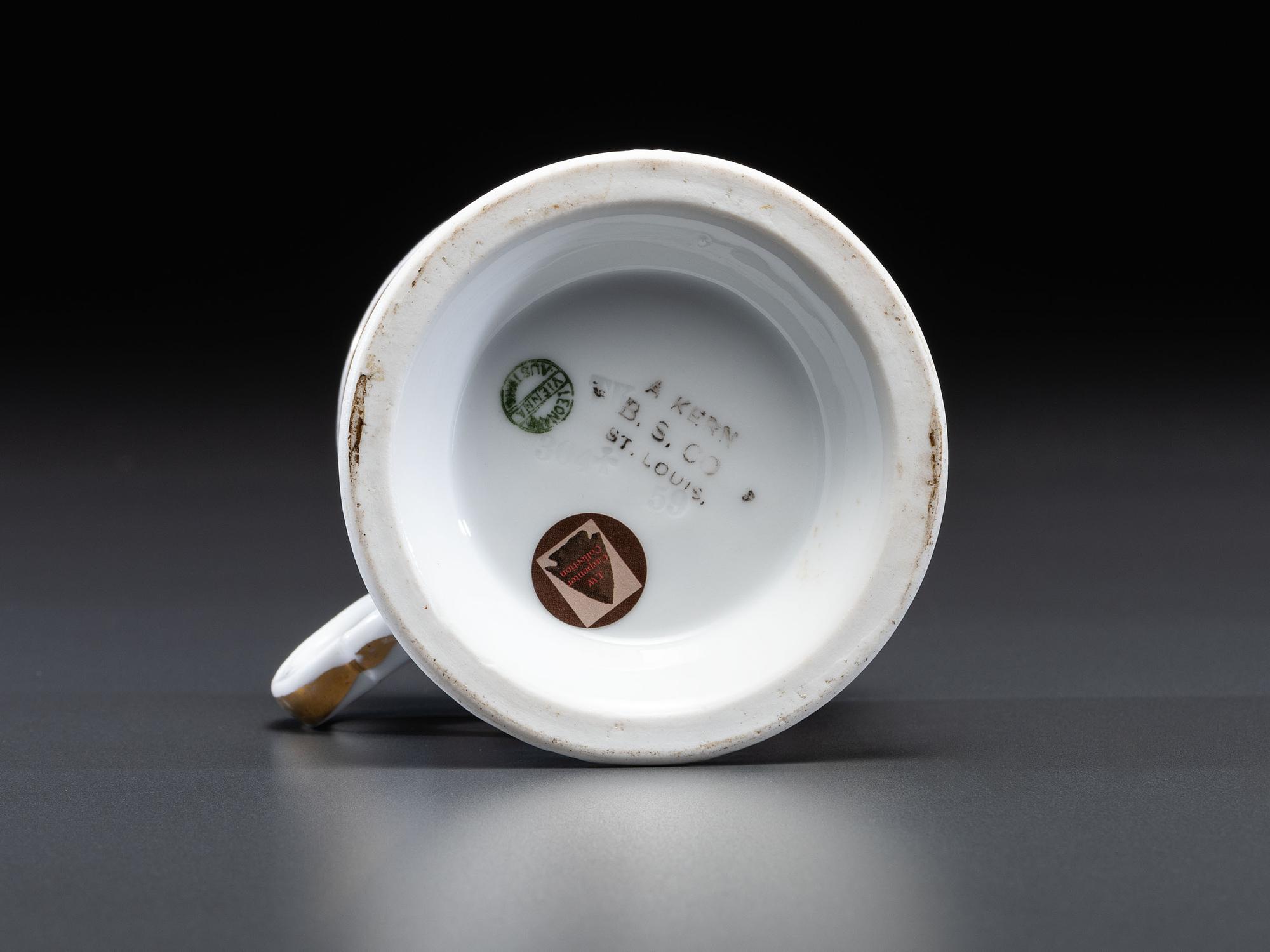 A Porcelain Occupational Shaving Mug