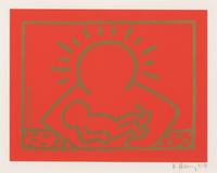 Keith Haring (American, 1958-1990) — A Very Special Christmas, 1987