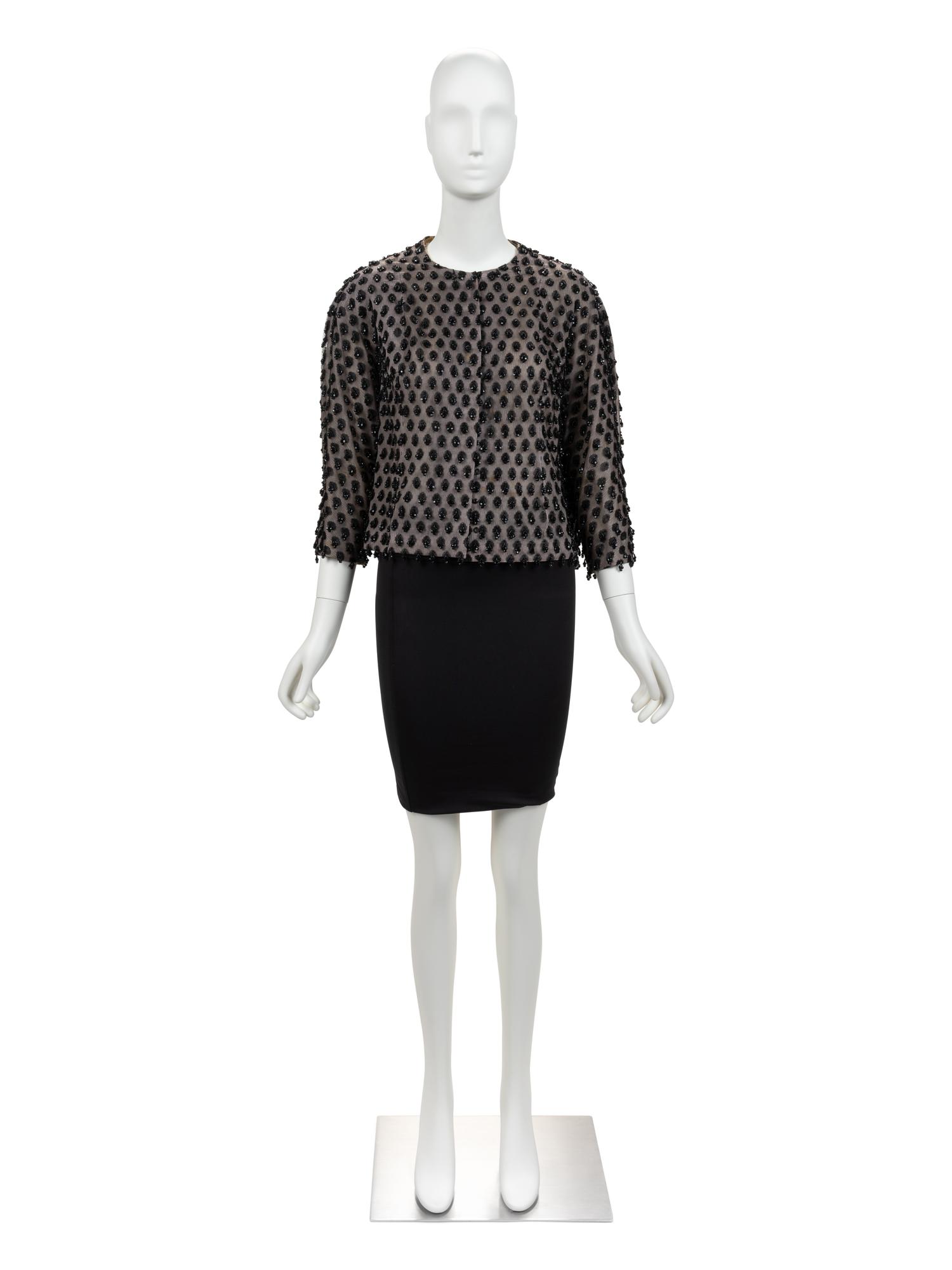 Two Haute Couture Jackets: One Christian Dior, One Balenciaga, c.1960