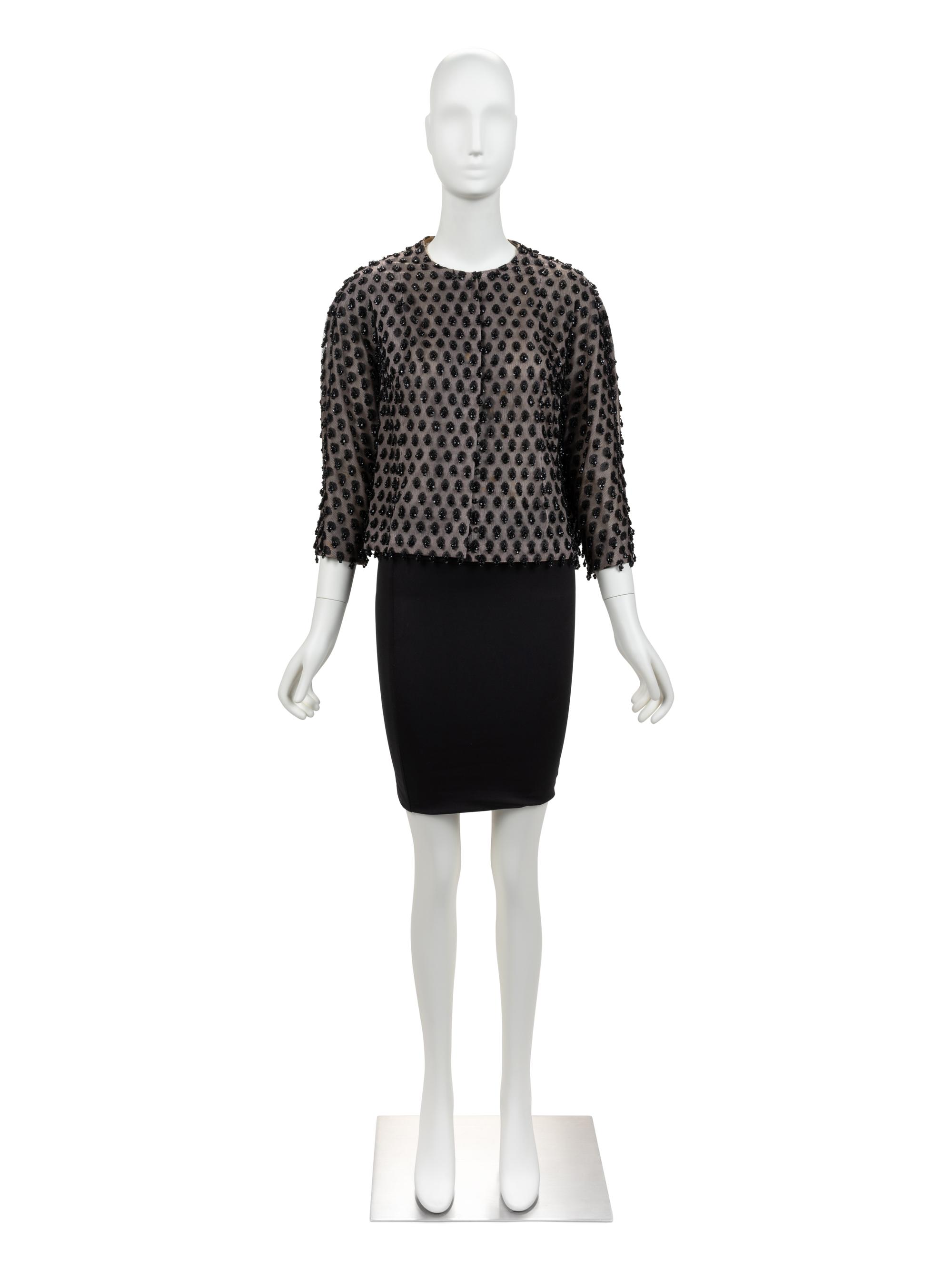 Two Haute Couture Jackets: One Christian Dior, One Balenciaga, c.1960