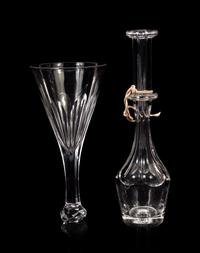 Two English Cut Glass Articles