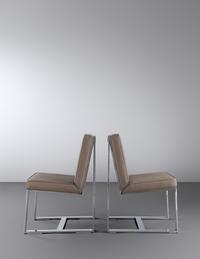 Set of Eight Dining Chairs Directional, USA