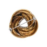 DIAMOND AND ENAMEL BROOCH