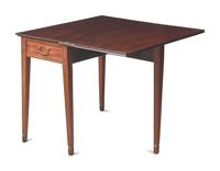 A Federal Inlaid Mahogany Card Table