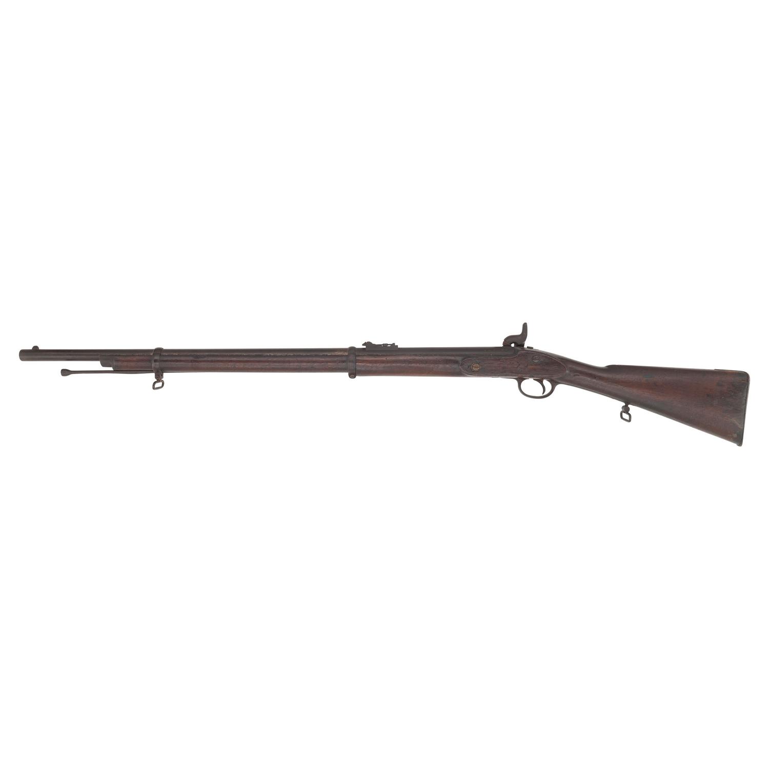 Confederate "A" Marked Cleaned & Repaired British Pattern 1856 Enfield Rifle Dated 1861
