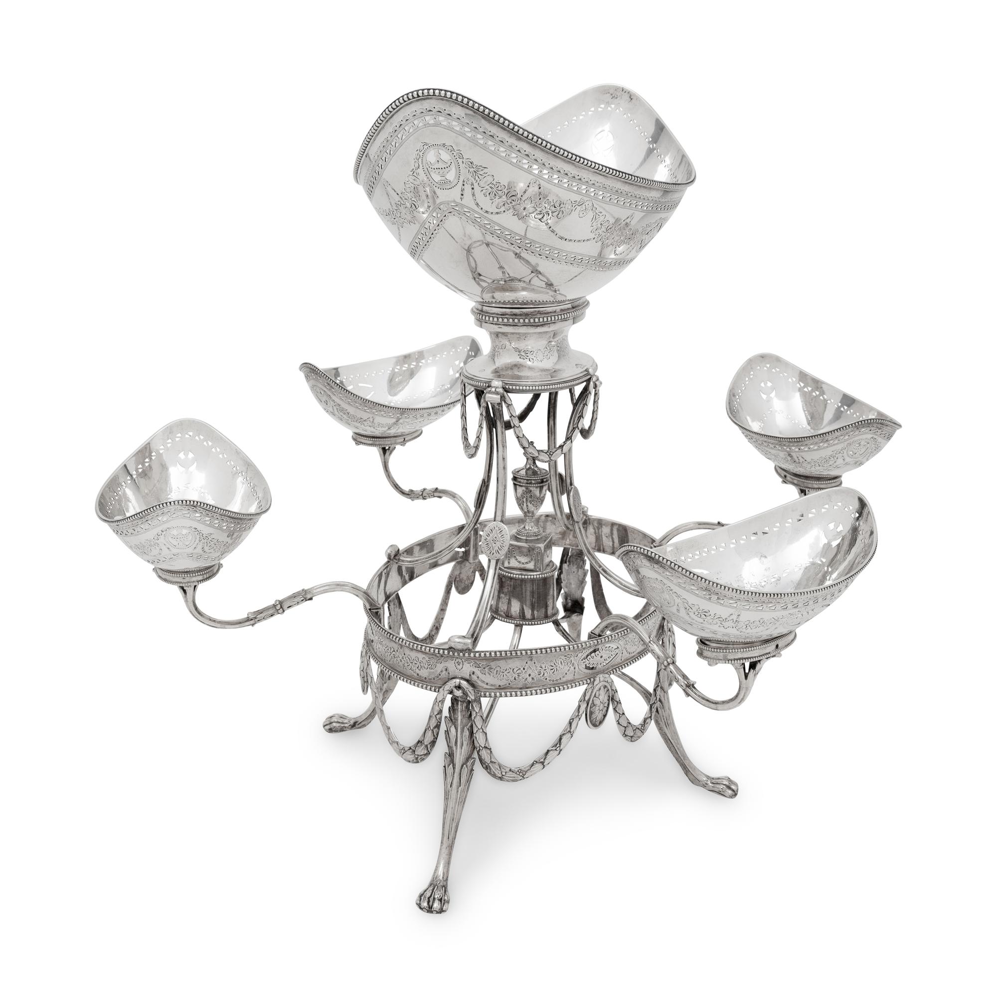 A George III Silver Epergne