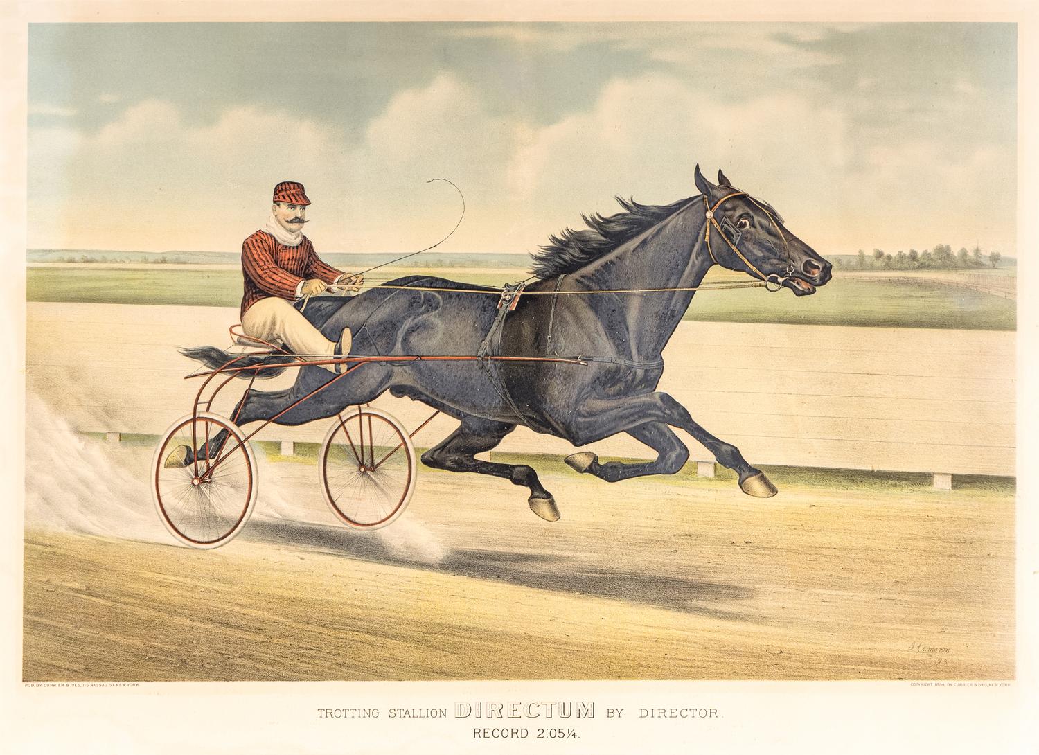 [HORSE RACING SCENES] -- CURRIER and IVES, publishers -- After John Cameron, or Scott Leighton