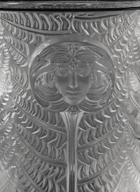 A Lalique Psyche Wine Cooler and a Lalique Antilles Ice Bucket